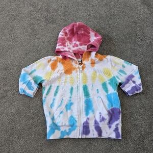 George Baby Unisex Toe Dye Hoodie Size 3-6 Months Cotton